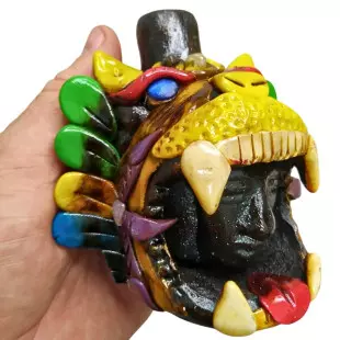 Apito Xamânico de Jaguar Teotihuacan | Ritual e Meditação | Som Ritualístico | Instrumento Ritual Ancestral