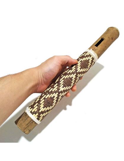 Instrumento de Sopro Kayapo | Buzina de Taquara | Flauta Indígena