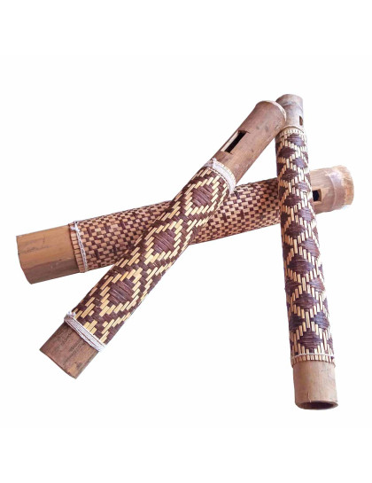 Instrumento de Sopro Kayapo | Buzina de Taquara | Flauta Indígena