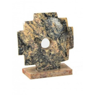 Chacana de Pedra Sabão-Escura-Tamanho M