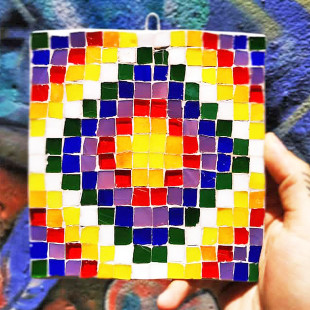 Mosaico Chacana & Whipala