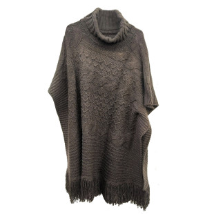 Poncho Simples Tricot