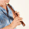 Flauta Jacarandá com Boca de Osso