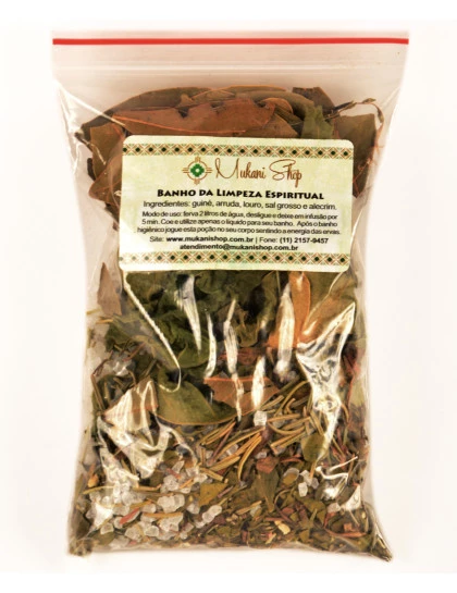 Banho Limpeza Espiritual 100% Natural