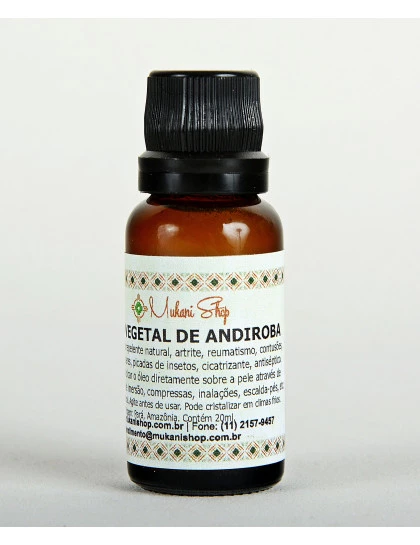 Óleo Andiroba 100% Orgânica