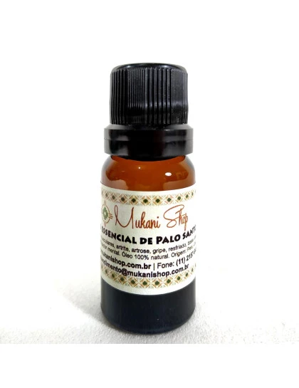 Óleo Essencial Palo Santo 100% Orgânico