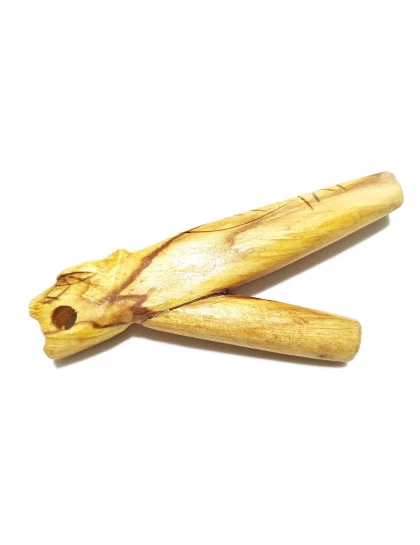 Kuripe Aplicador para Rapé | Auto aplicador de madeira Palo Santo
