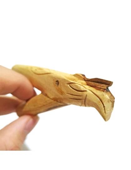 Kuripe Aplicador para Rapé | Auto aplicador de madeira Palo Santo