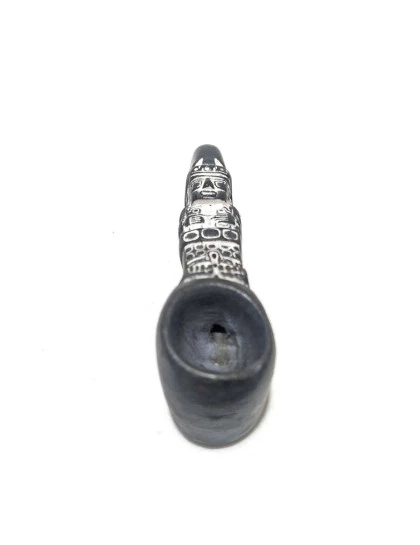 Cachimbo Pequeno de Cerâmica Andino | Cachimbo Artesanal Xamanico