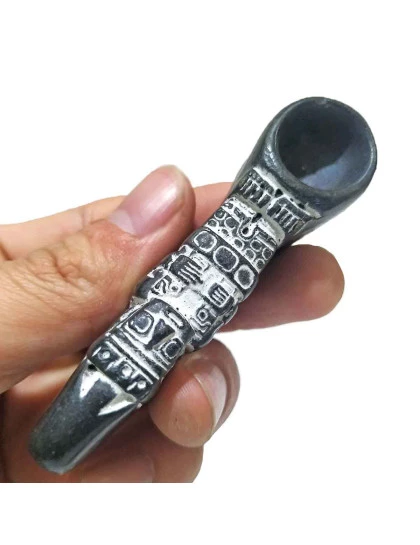 Cachimbo Pequeno de Cerâmica Andino | Cachimbo Artesanal Xamanico