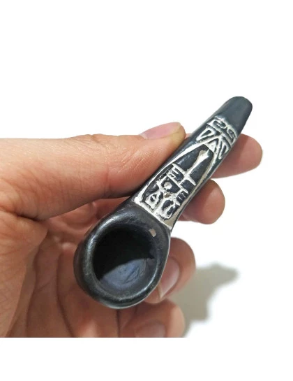 Cachimbo Pequeno de Cerâmica Andino | Cachimbo Artesanal Xamanico