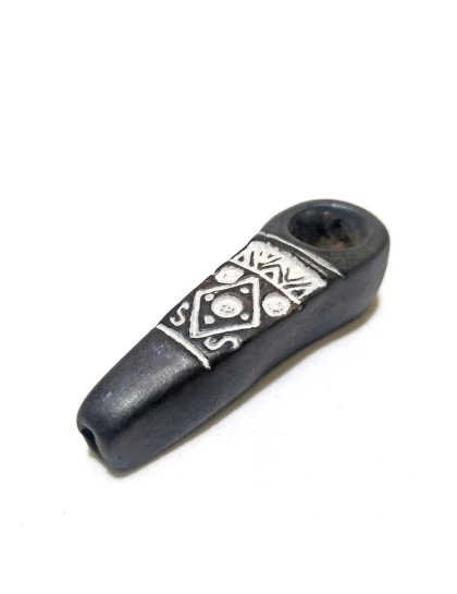 Cachimbo Pequeno de Cerâmica Andino | Cachimbo Artesanal Xamanico