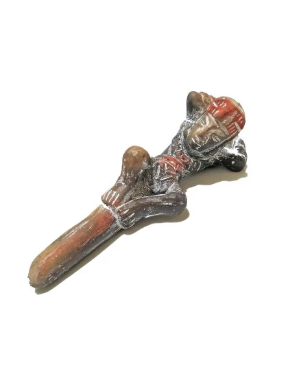 Cachimbo Mexicano Teotihuácan | Cachimbo Artesanal de Cerâmica 