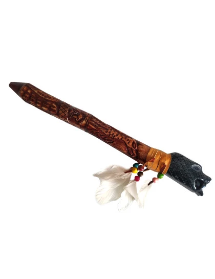 Cachimbo de Osso & Pedra Serpentina para Tabaco