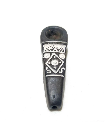Cachimbo Pequeno de Cerâmica Andino | Cachimbo Artesanal Xamanico