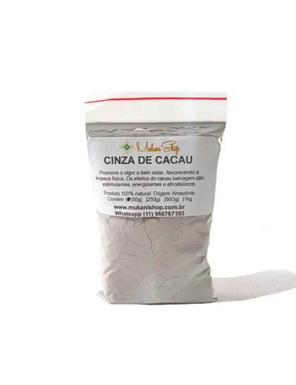 Cinza de Cacau para Feitio de Rapé | Cinzas Cacau Pura para Rapé