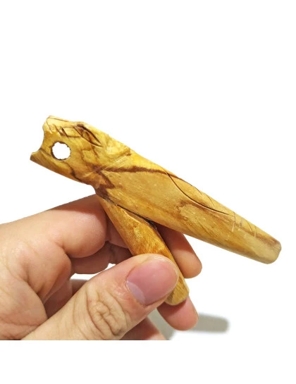 Kuripe Aplicador para Rapé | Auto aplicador de madeira Palo Santo