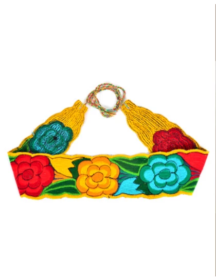 Faixa Bordada-Amarelo
