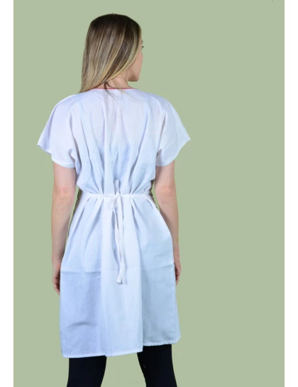 Vestido Bordado Oaxaca Branco-Médio 3