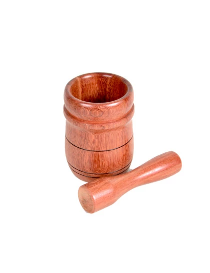 Pilão de madeira