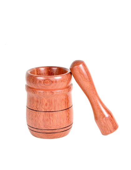 Pilão de madeira