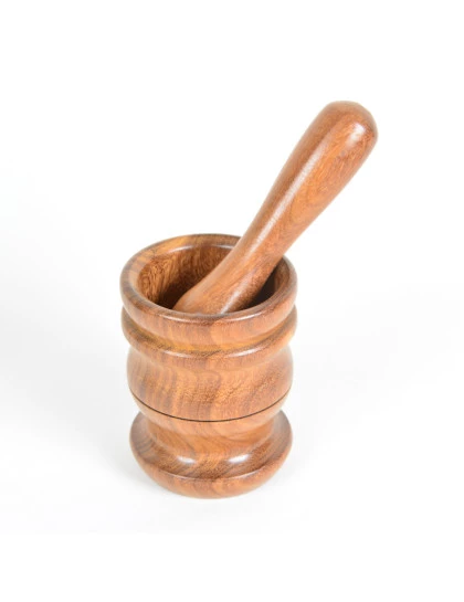 Pilão de madeira
