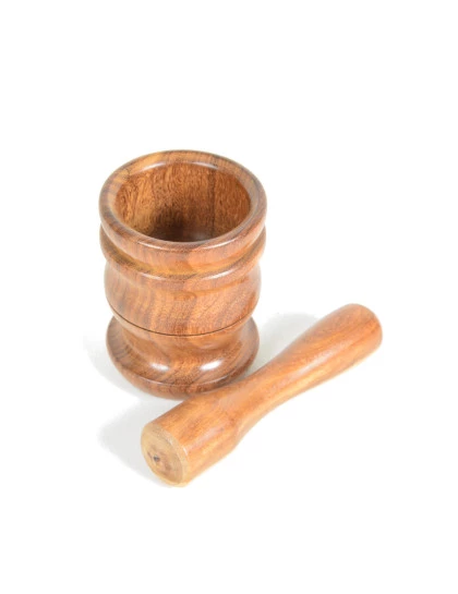 Pilão de madeira