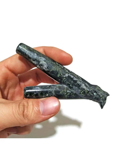 Kuripe aplicador de rapé | Auto Aplicador Andino de Pedra Condor 
