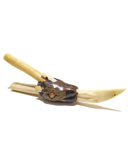 Kuripe aplicador de Rapé | Kuripe Xamanico Artesanal de Osso