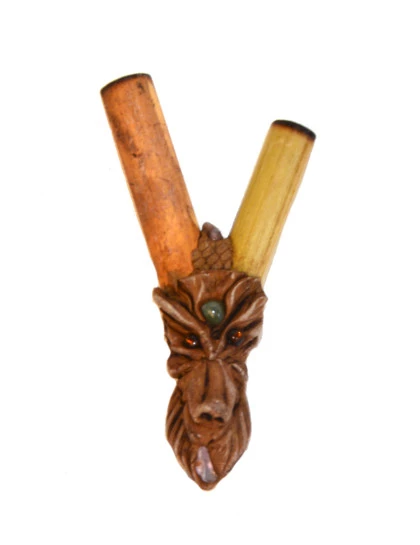 Kuripe para Rapé de Bambu-lobo