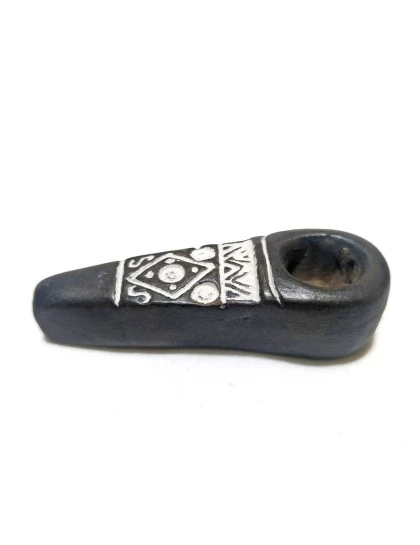 Cachimbo Pequeno de Cerâmica Andino | Cachimbo Artesanal Xamanico