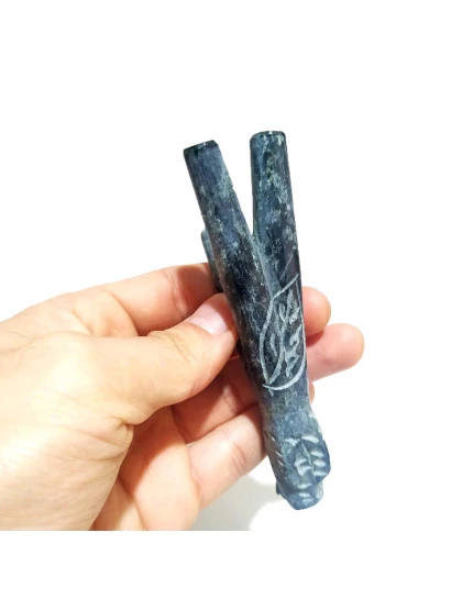 Kuripe Aplicador Duplo para Rapé | Auto aplicador de rapé Serpente