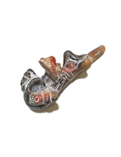 Cachimbo Mexicano Teotihuácan | Cachimbo Artesanal de Cerâmica 