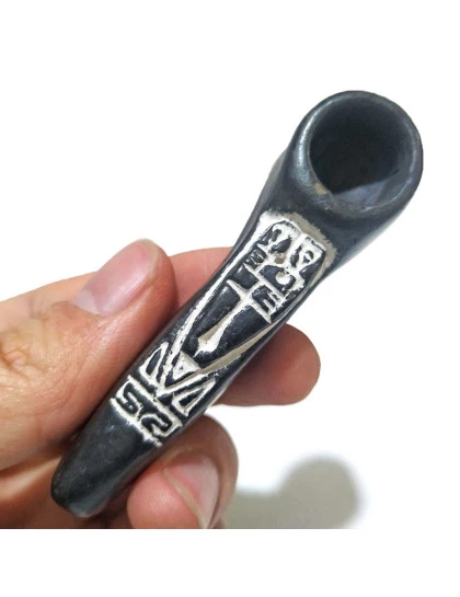 Cachimbo Pequeno de Cerâmica Andino | Cachimbo Artesanal Xamanico
