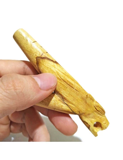 Kuripe Aplicador para Rapé | Auto aplicador de madeira Palo Santo