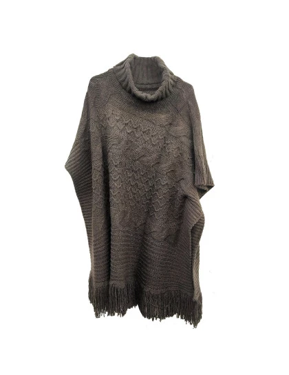 Poncho Simples Tricot