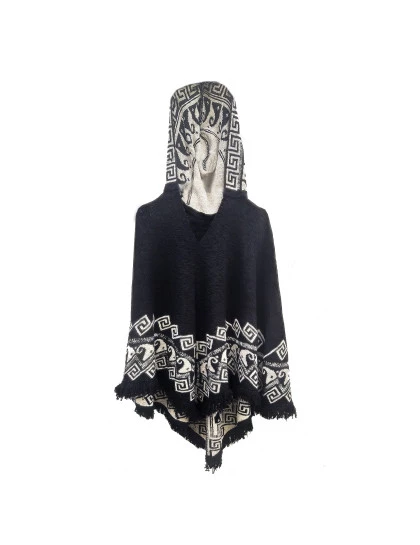 Poncho dos Andes Preto