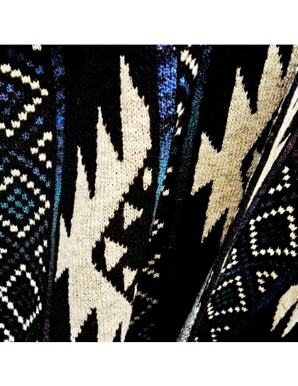 Poncho Aberto Lakota Azul