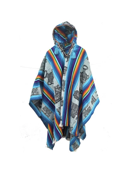 Poncho Andino-Azul