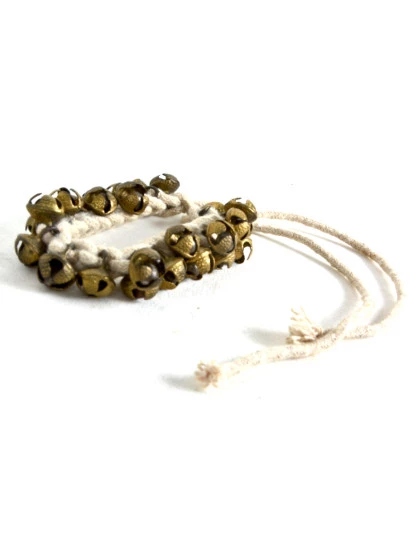 Pulseira Cordão Indiano com guizo