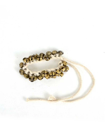Pulseira Cordão Indiano com guizo | lnstrumento Musical | Som calmante