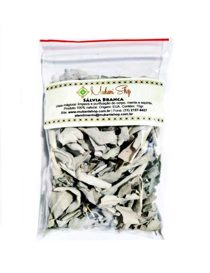 Salvia Branca folha solta