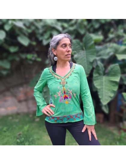 Bata Shipibo Verde Huayna