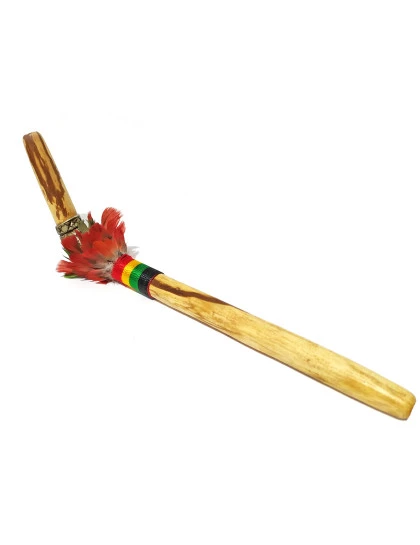 Tipi para Rapé Palo Santo Médio Penas
