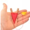 Kuripe para Rapé com Linhas-vermelho