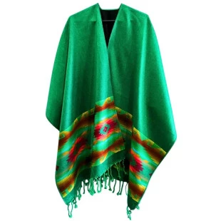 Poncho Aberto Lakota Verde