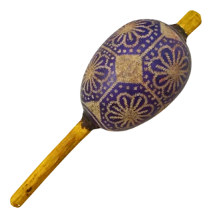 Maracá Karajá | Instrumento Xamânico | Chocalho Indígena Grande