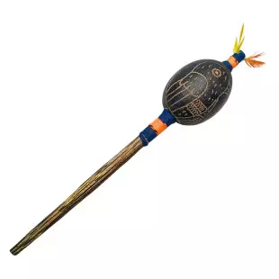 Maraca Shipibo Passáro Pequeno | Instrumento Xamanico | Tradicional do Peru