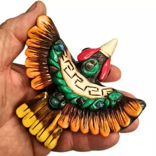 Apito Xamânico de Águia Teotihuacan | Ritual e Meditação | Som Ritualístico | Instrumento Ritual Ancestral