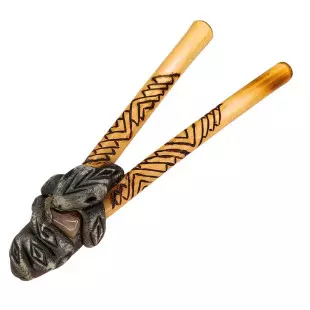 Kuripe da Jibóia de Bambu | Auto Aplicador para Rapé
